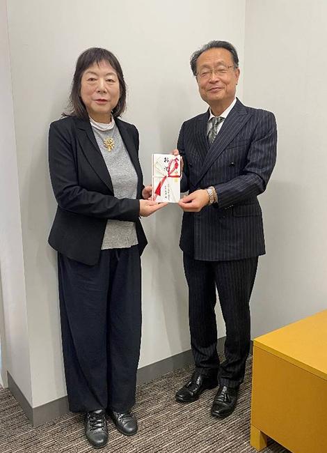 令和7年度 経営・経済学部 卒業祝賀会祝金贈呈